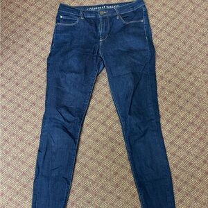 Articles of Society dark wash, skinny jeans.